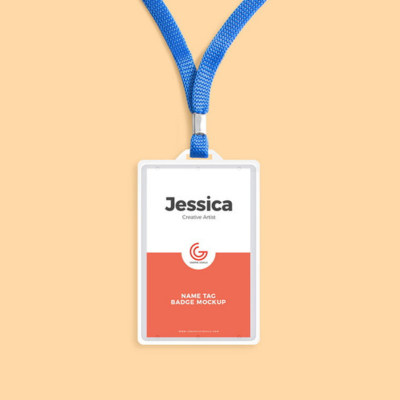 Cracha Vermelho e Branco